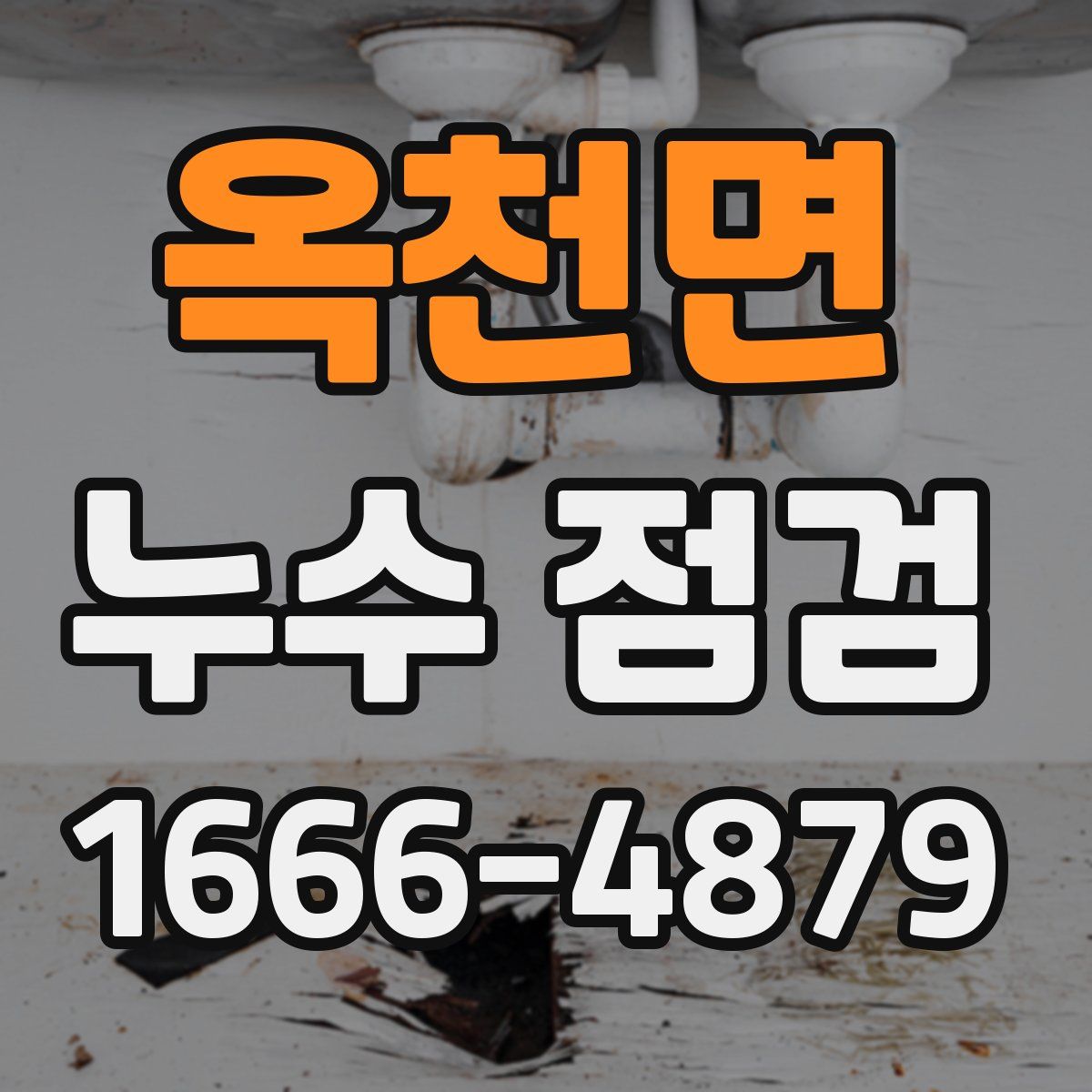 옥천면 누수 점검