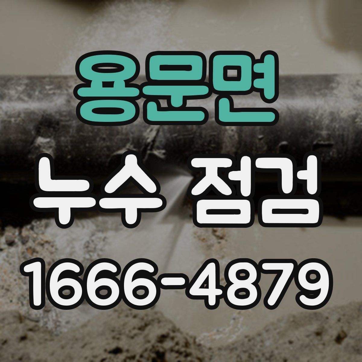 용문면 누수 점검