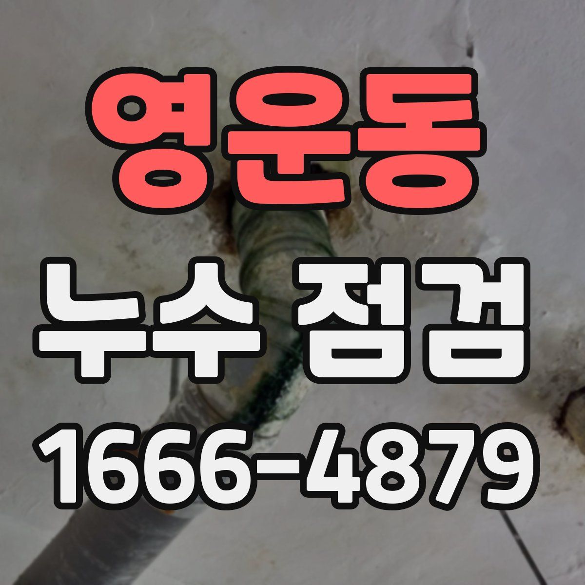 영운동 누수 점검