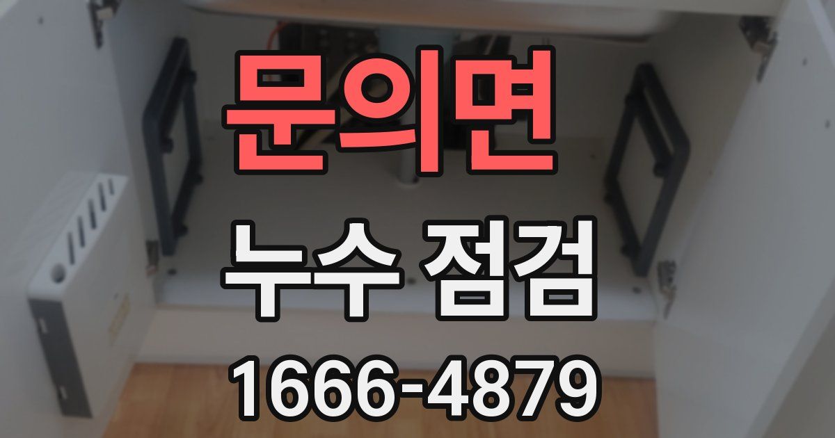 문의면 누수 점검