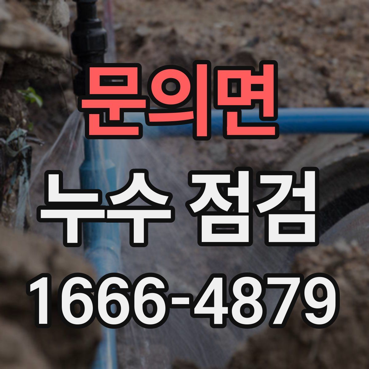 문의면 누수 점검