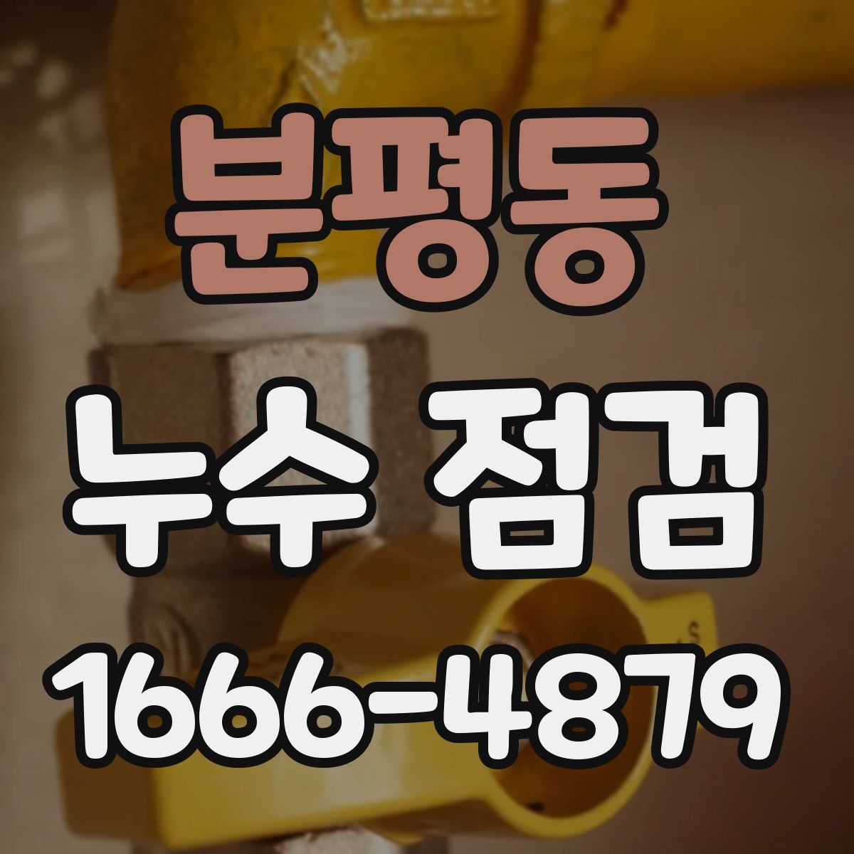 분평동 누수 점검