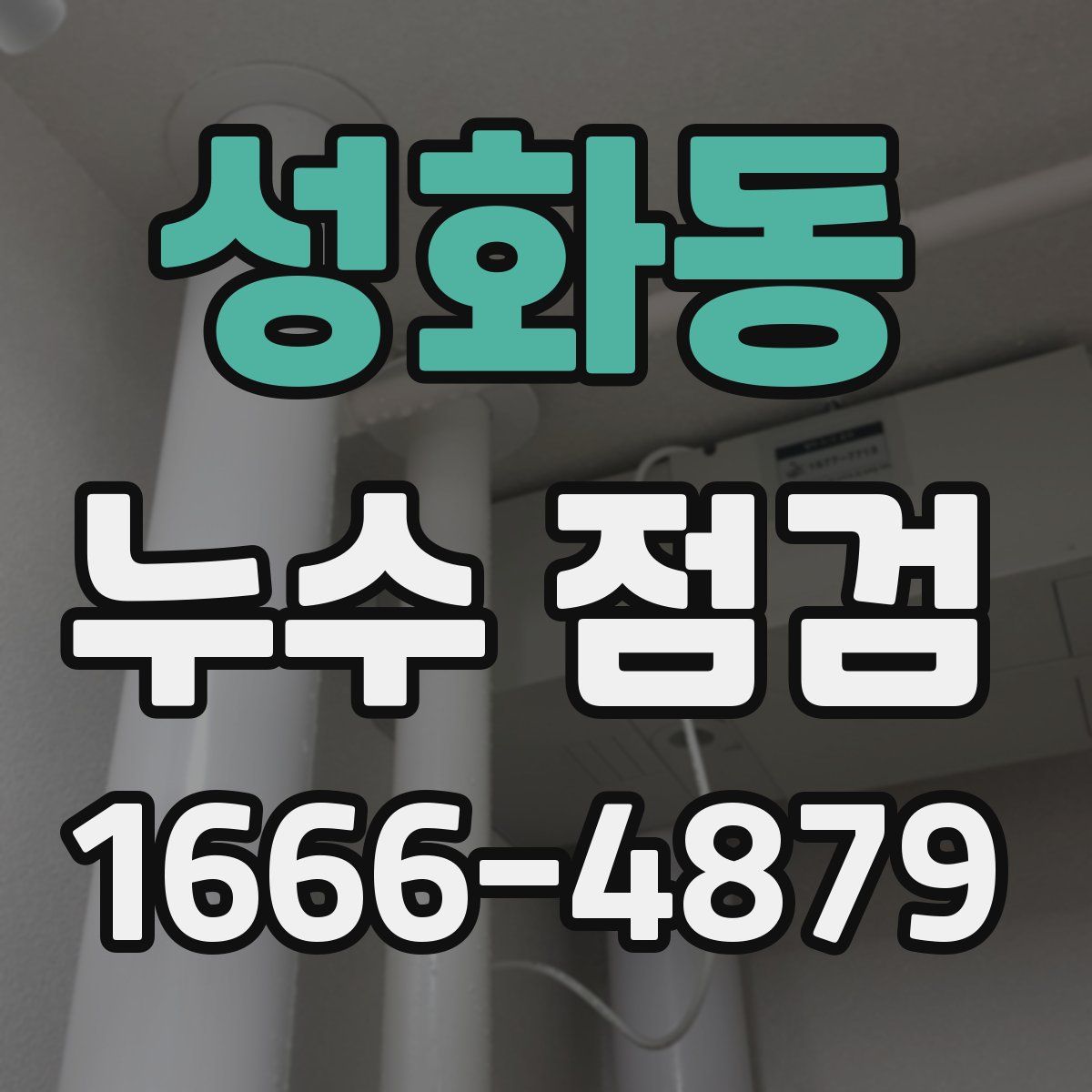 성화동 누수 점검