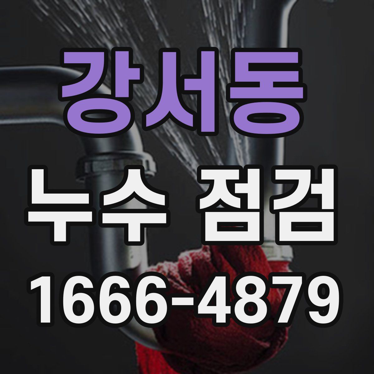 강서동 누수 점검