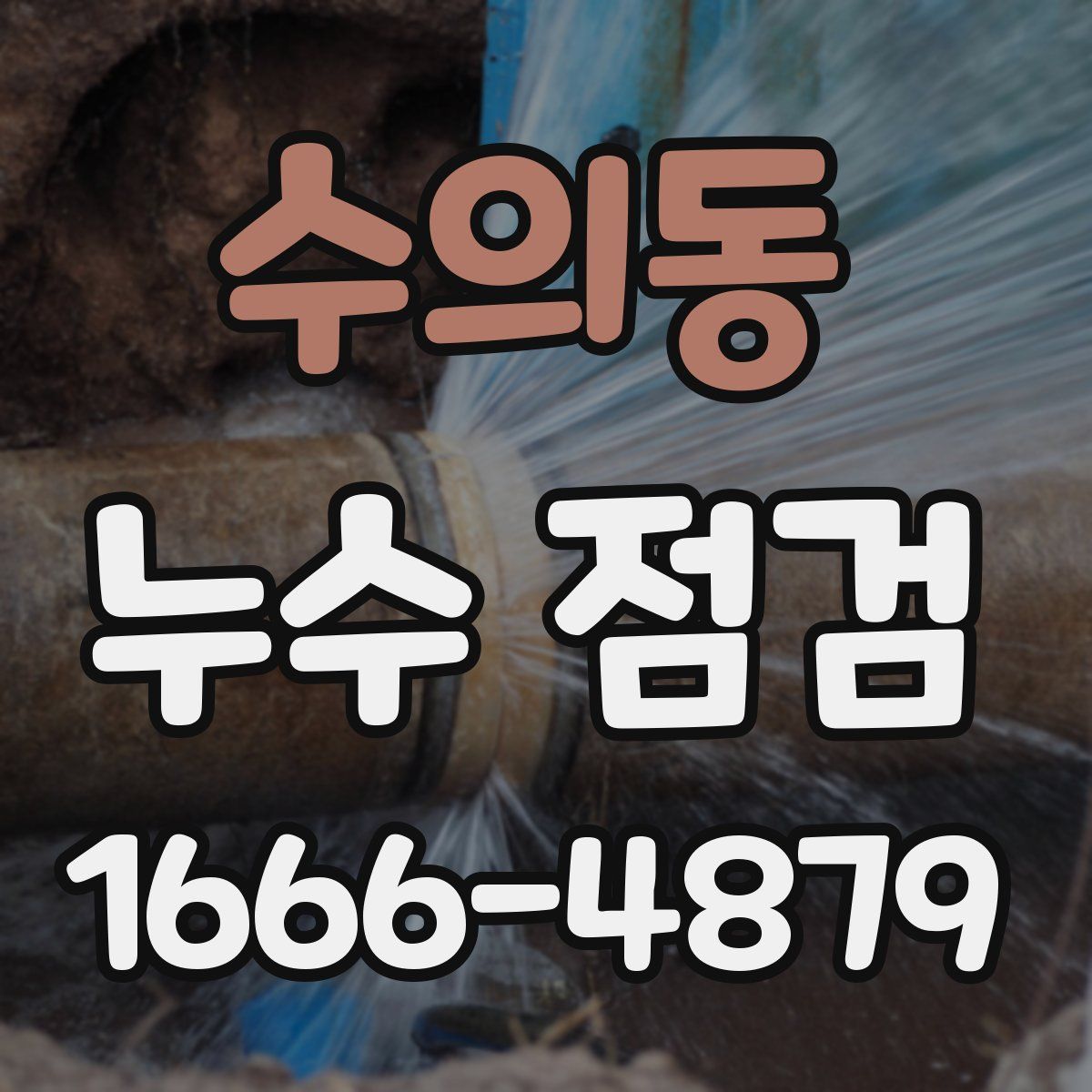 수의동 누수 점검