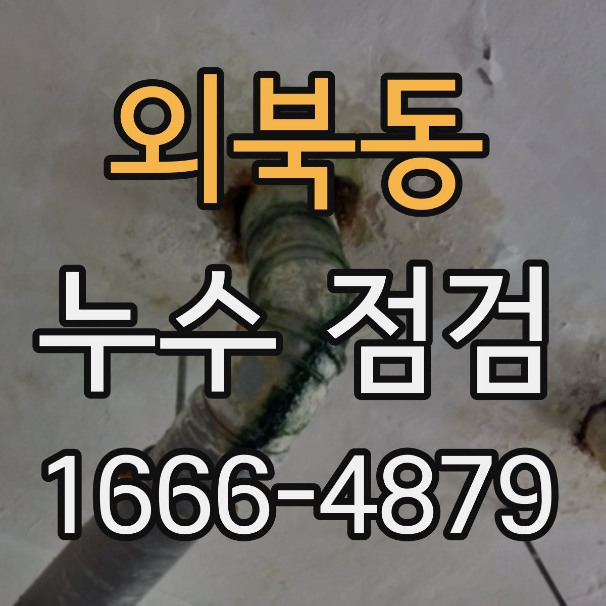 외북동 누수 점검