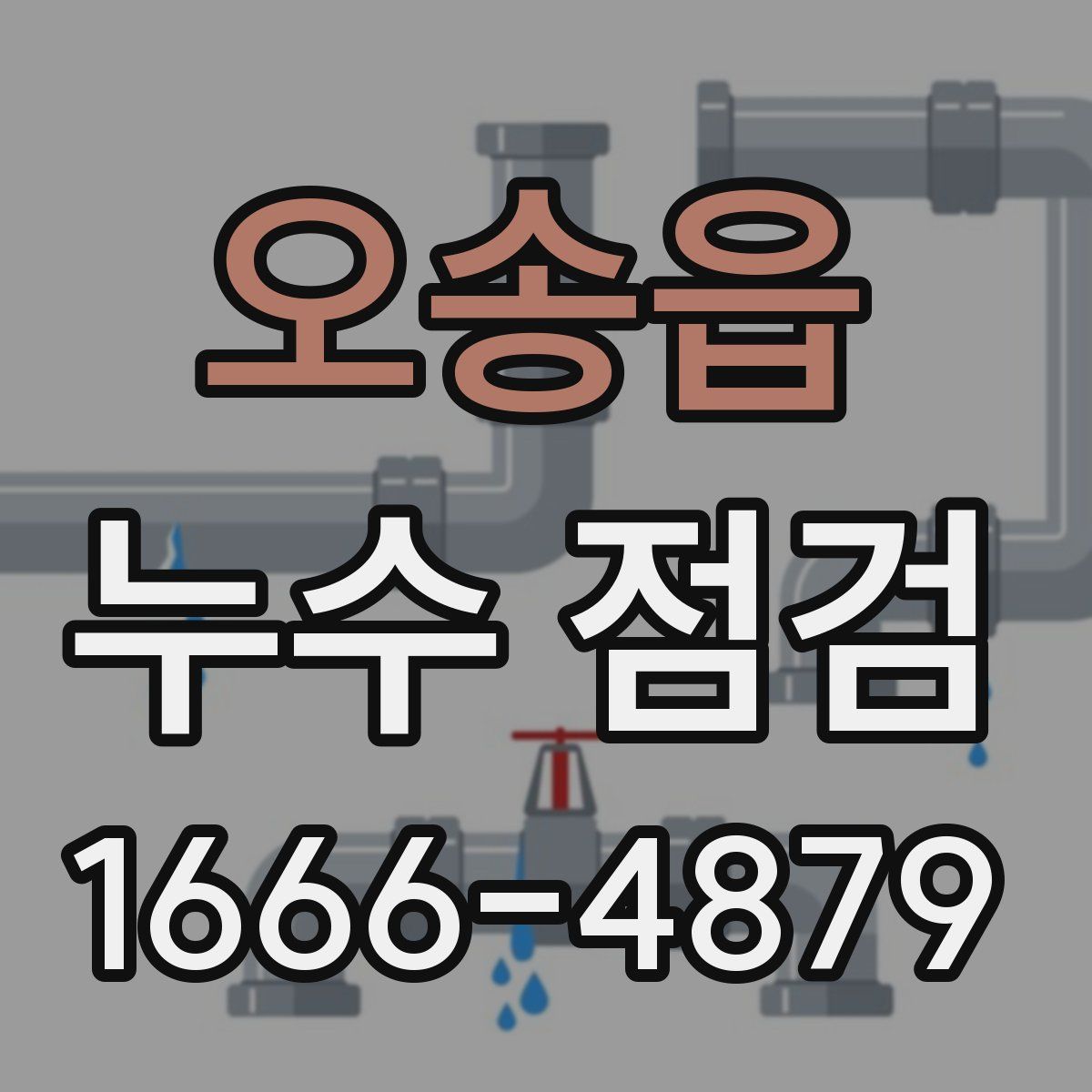 오송읍 누수 점검