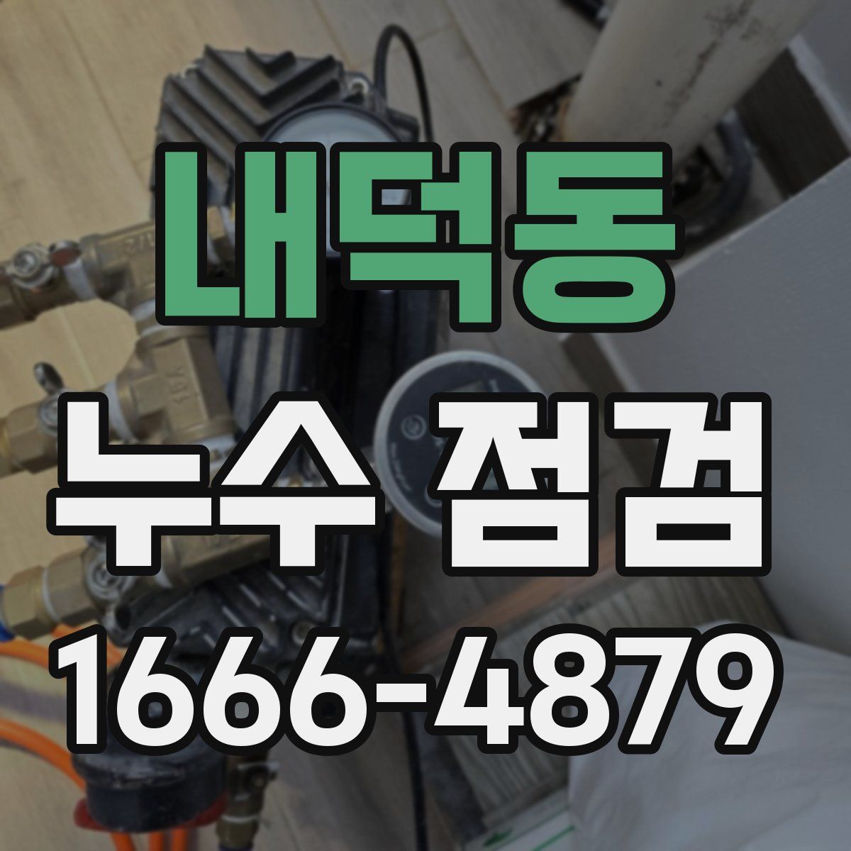 내덕동 누수 점검