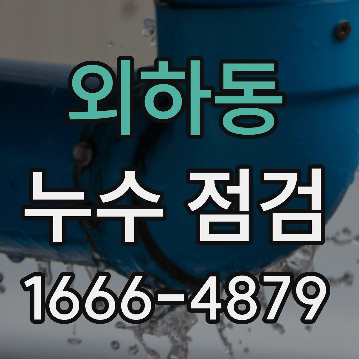 외하동 누수 점검