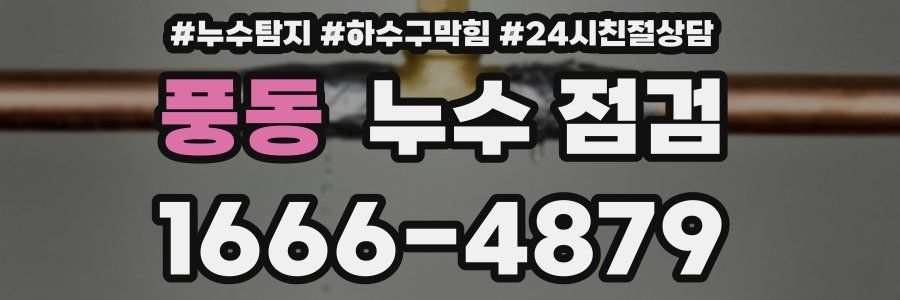 풍동 누수 점검
