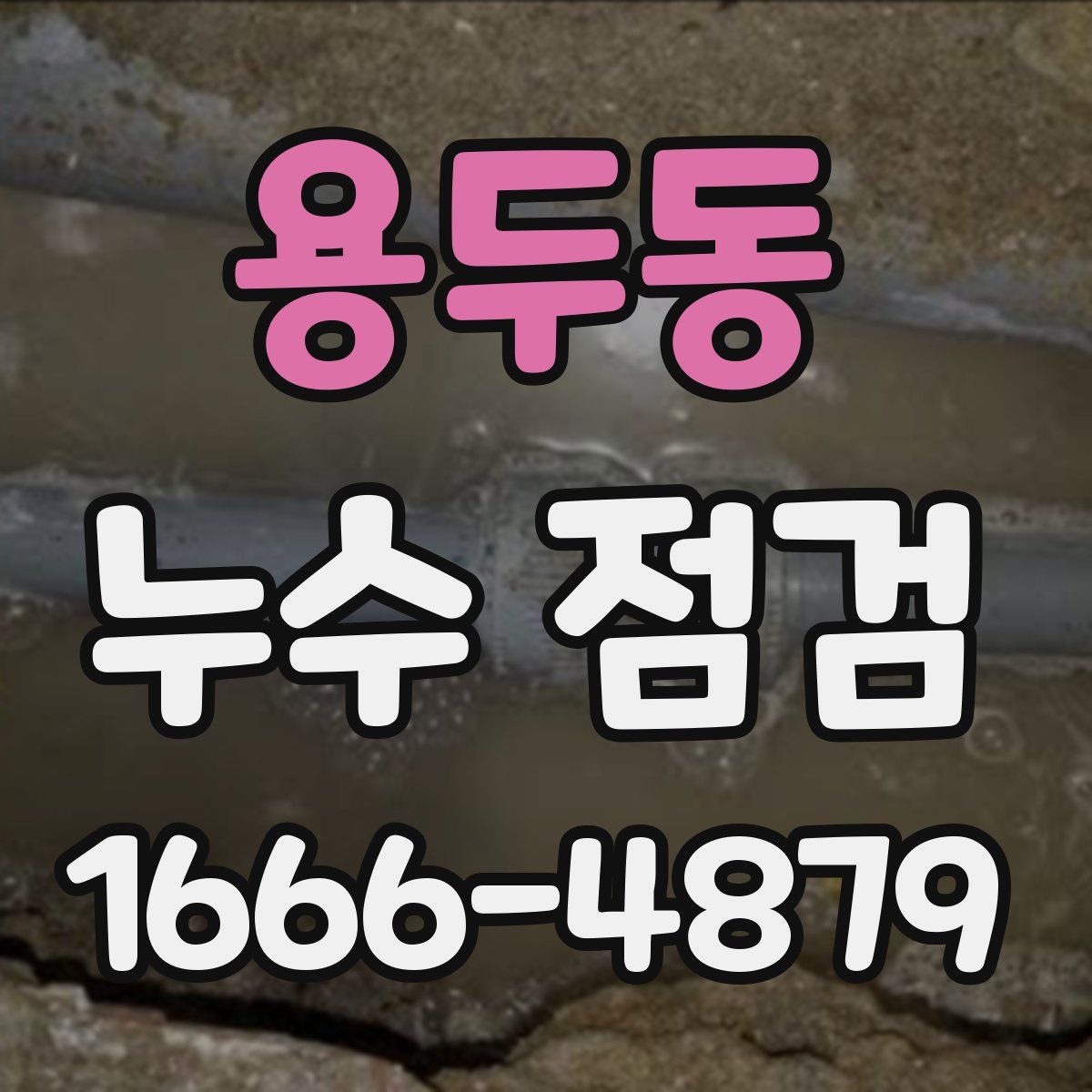 용두동 누수 점검