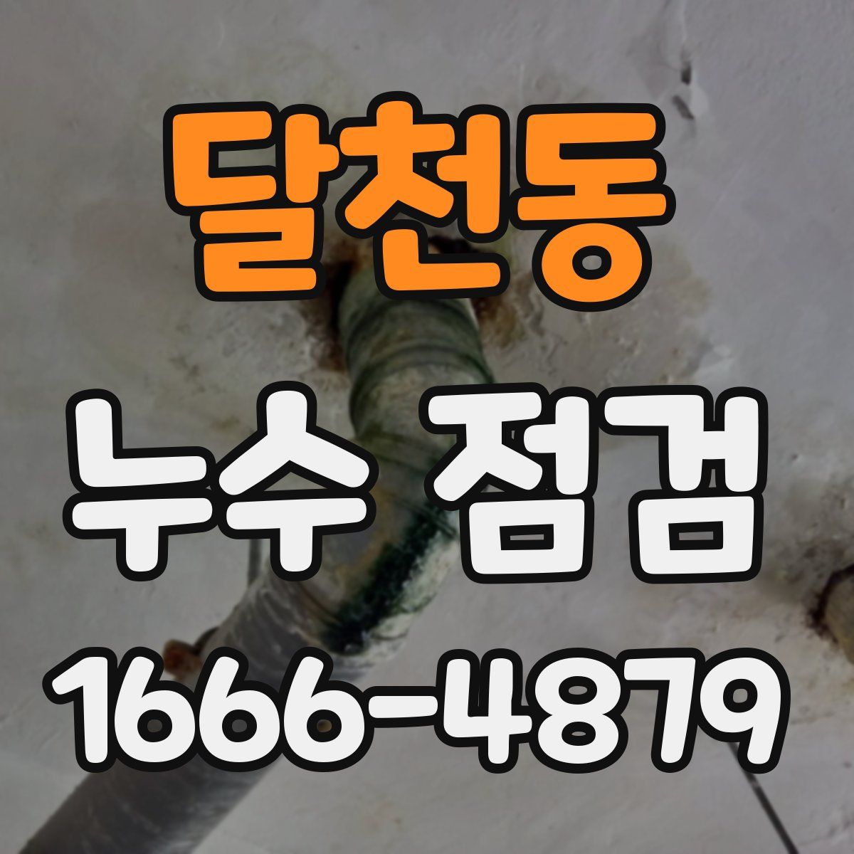 달천동 누수 점검