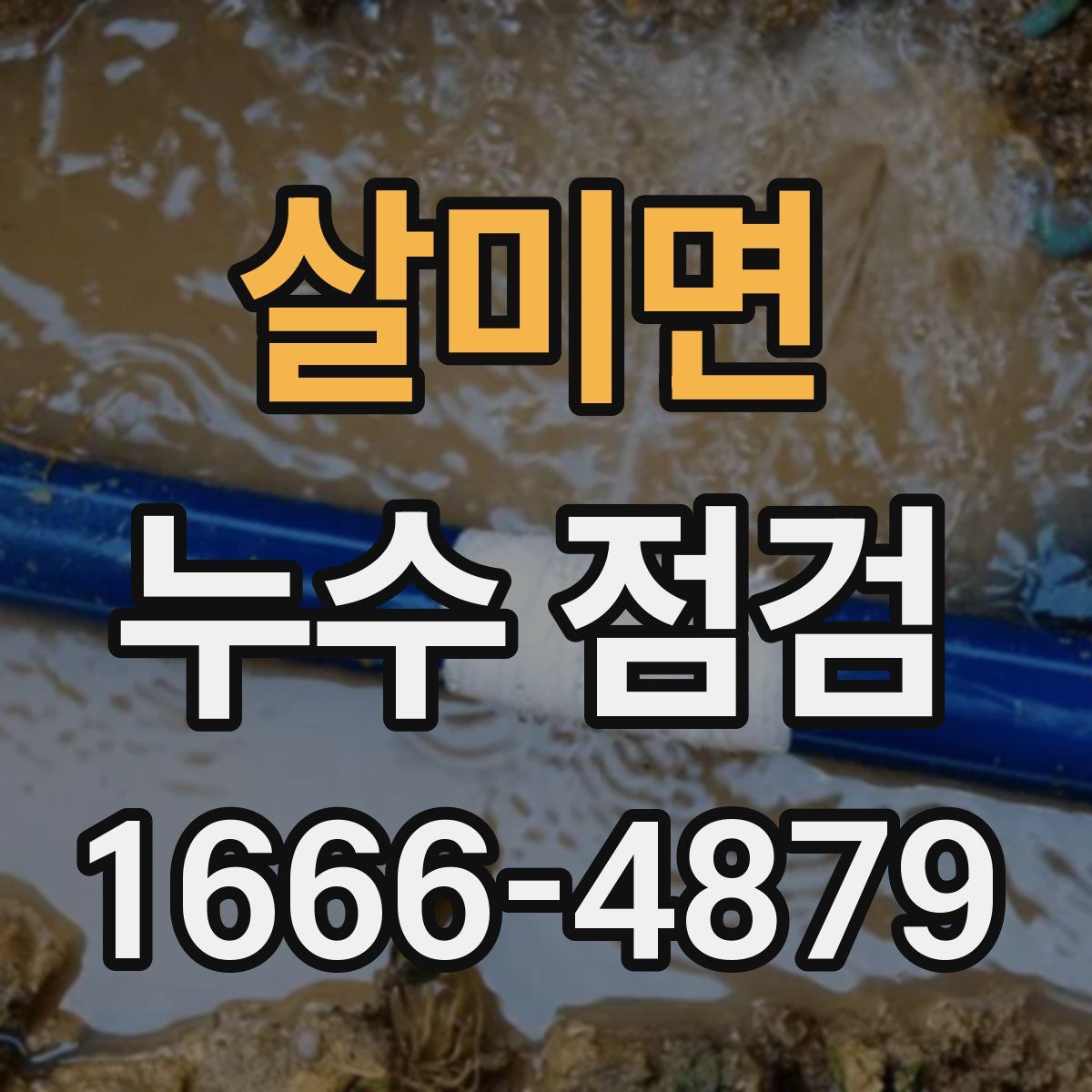 살미면 누수 점검