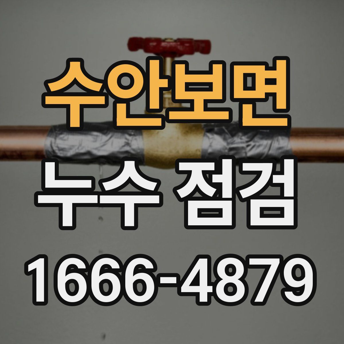 수안보면 누수 점검