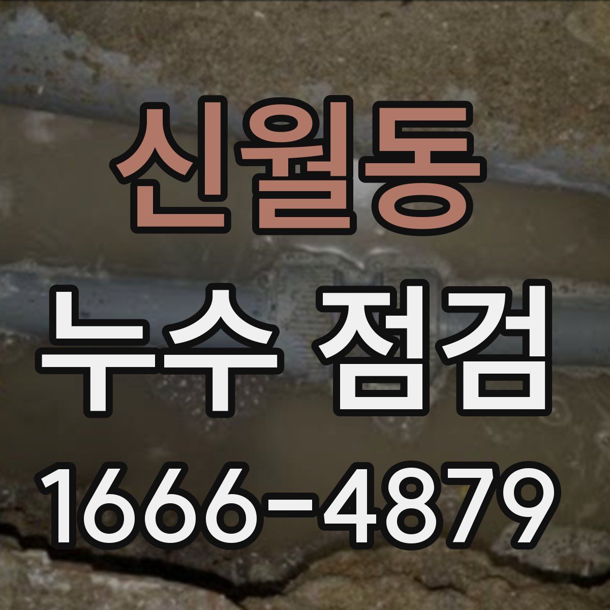 신월동 누수 점검