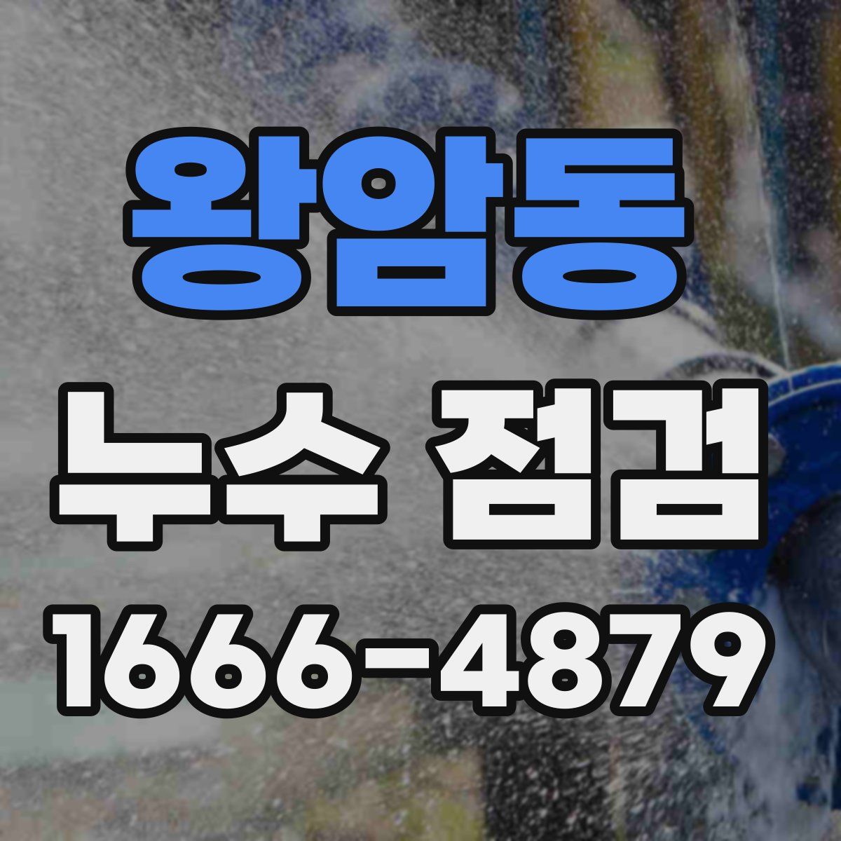 왕암동 누수 점검