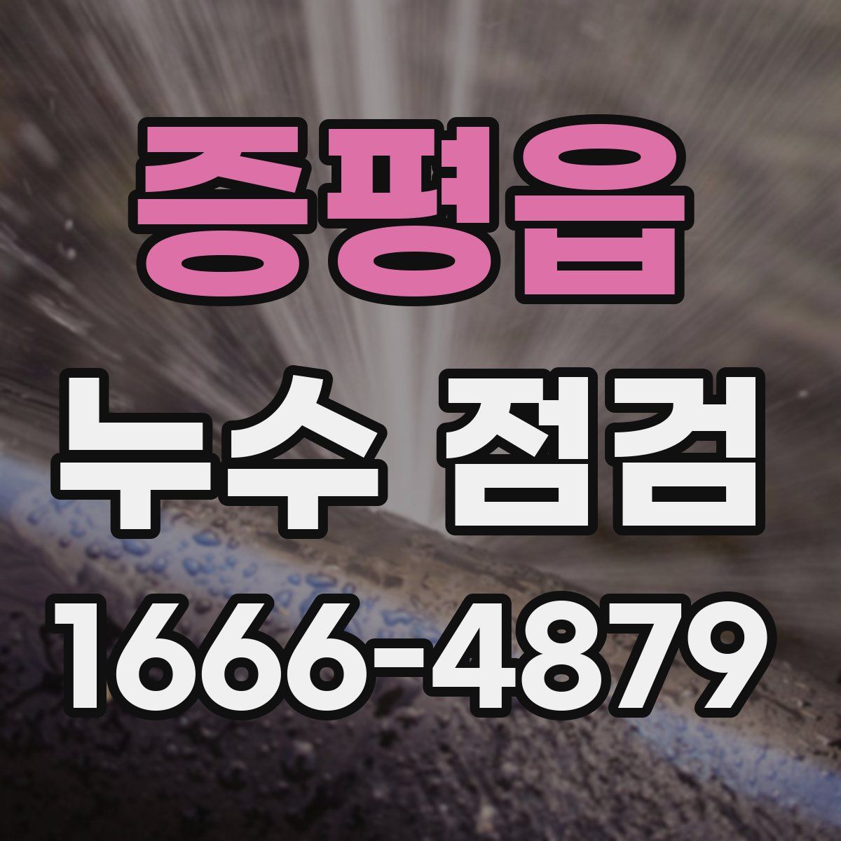 증평읍 누수 점검
