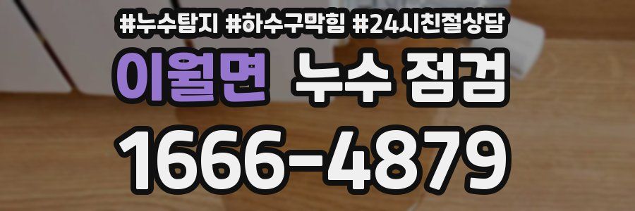 이월면 누수 점검