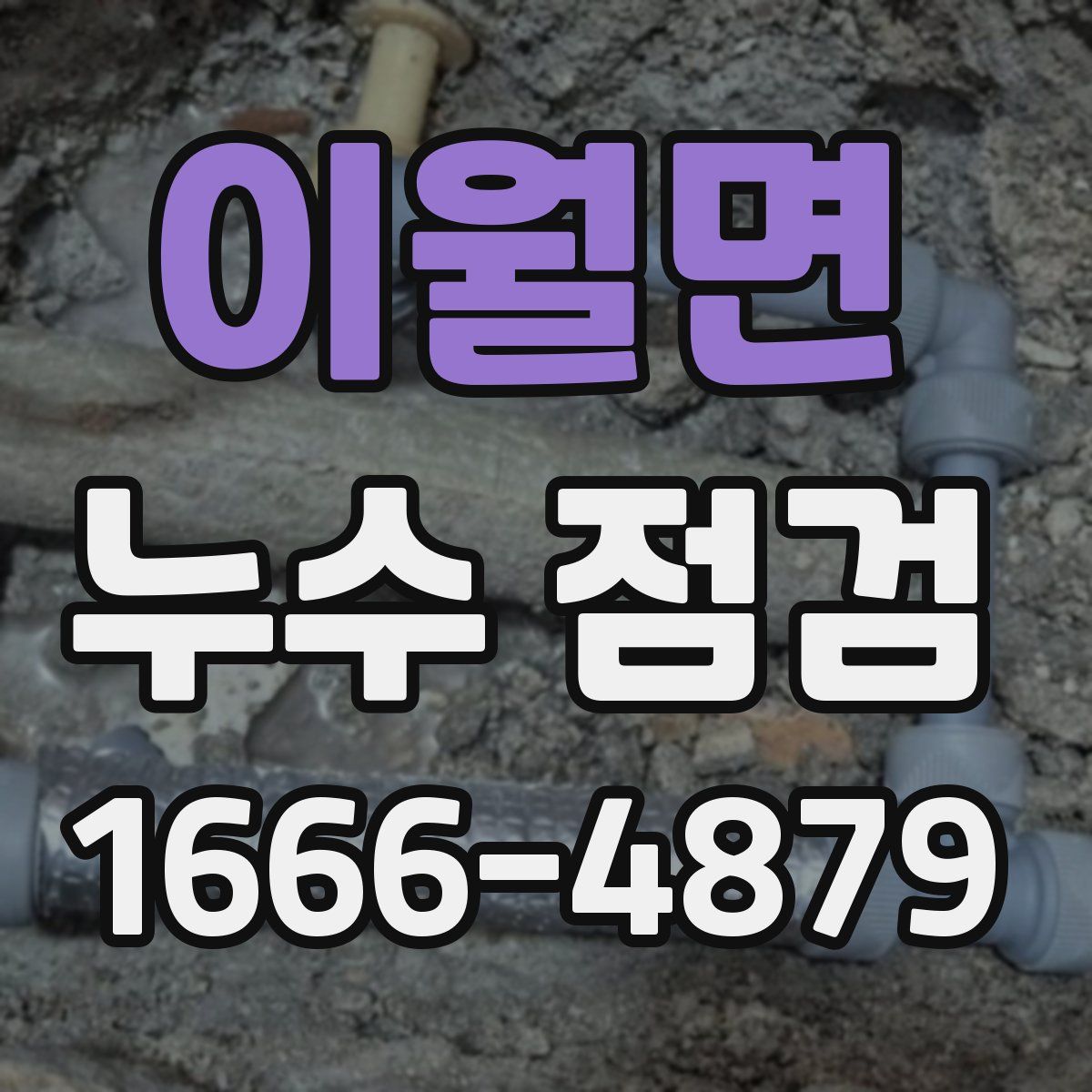 이월면 누수 점검