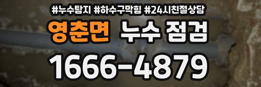 영춘면 누수 점검