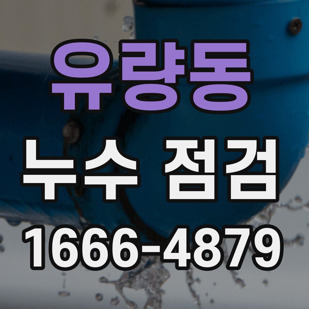 유량동 누수 점검
