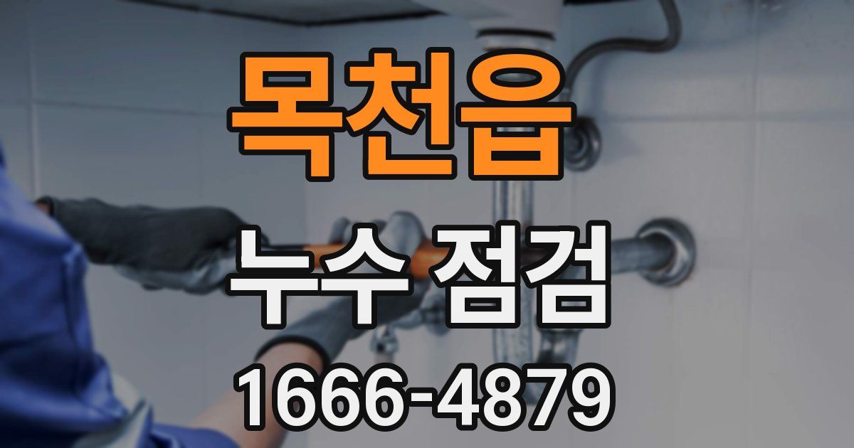 목천읍 누수 점검