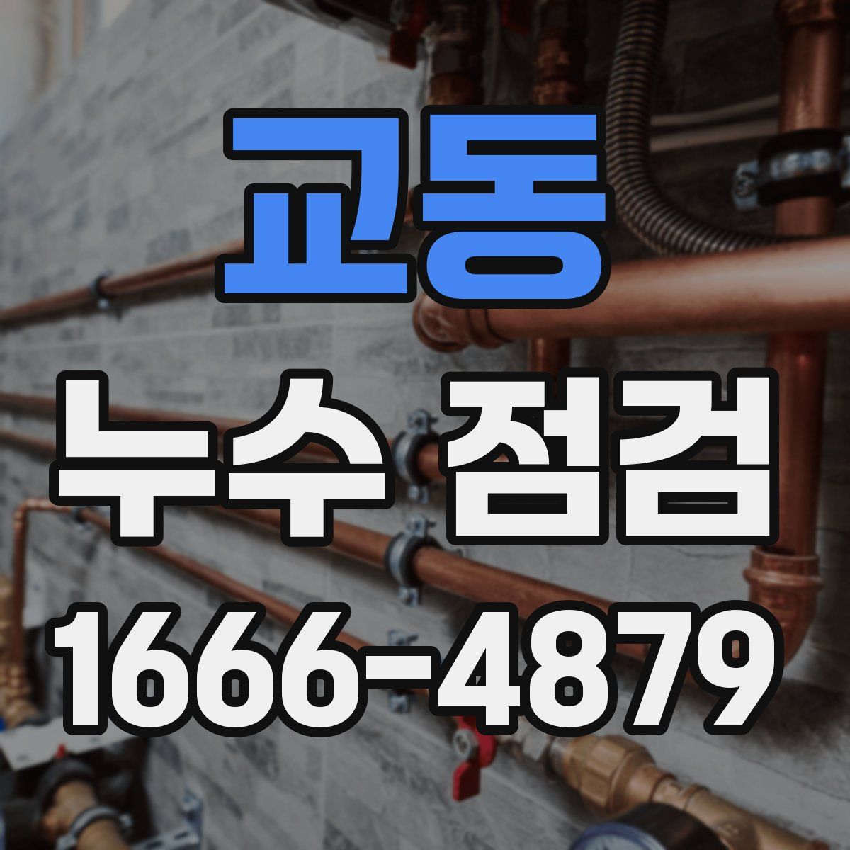 교동 누수 점검