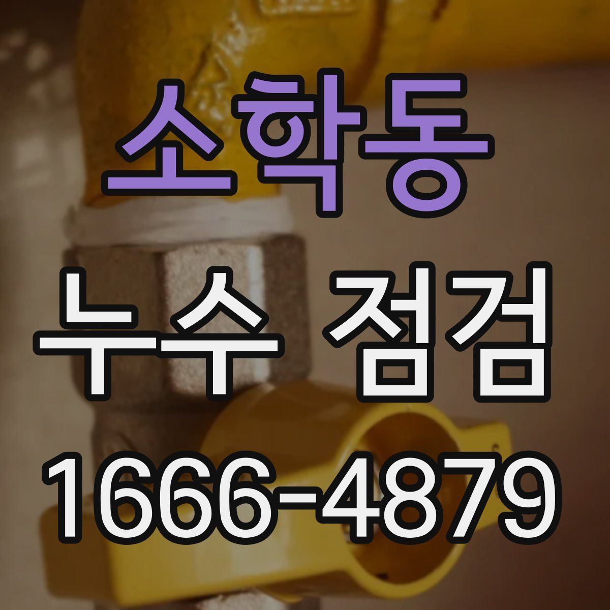 소학동 누수 점검