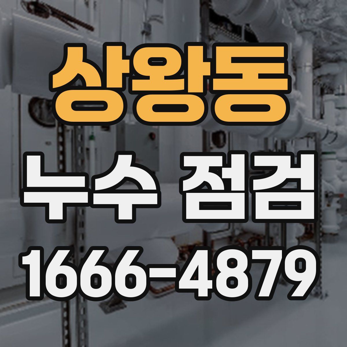 상왕동 누수 점검