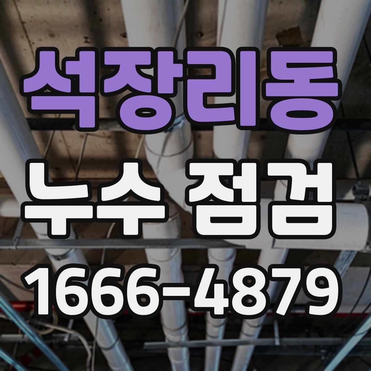 석장리동 누수 점검