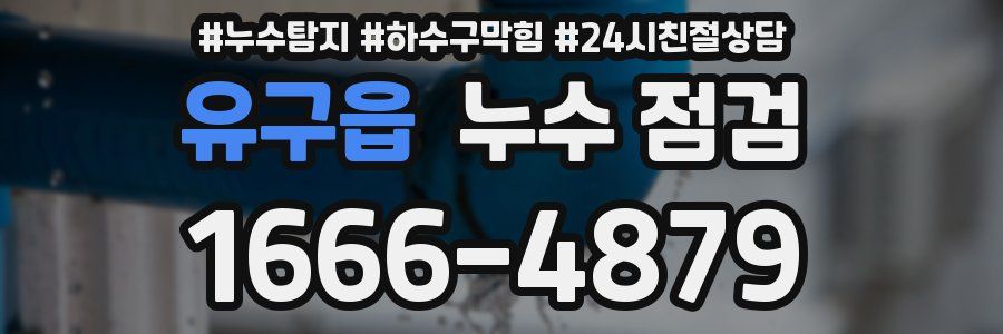 유구읍 누수 점검