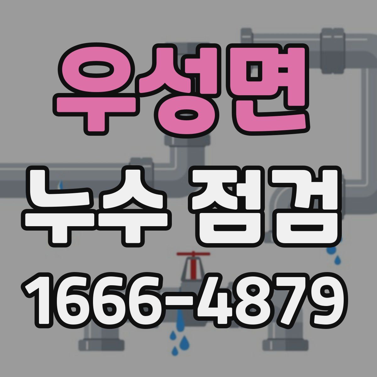 우성면 누수 점검
