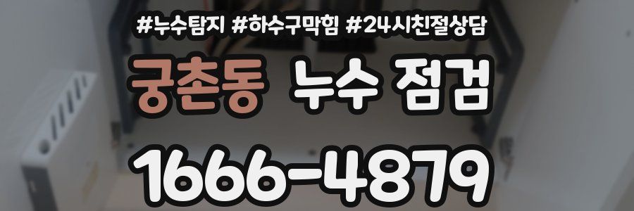 궁촌동 누수 점검