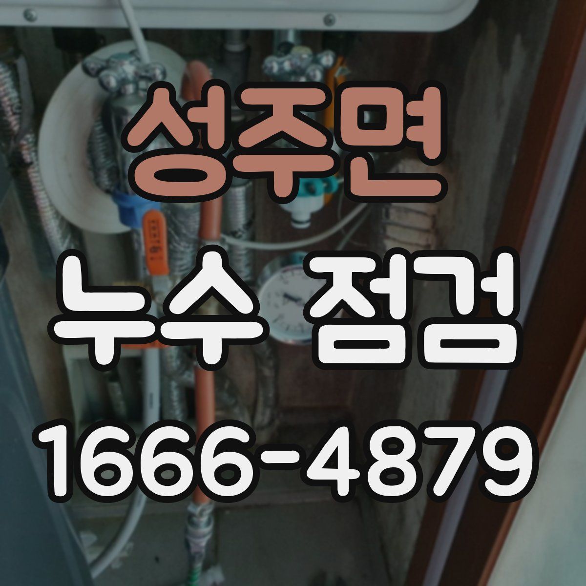 성주면 누수 점검