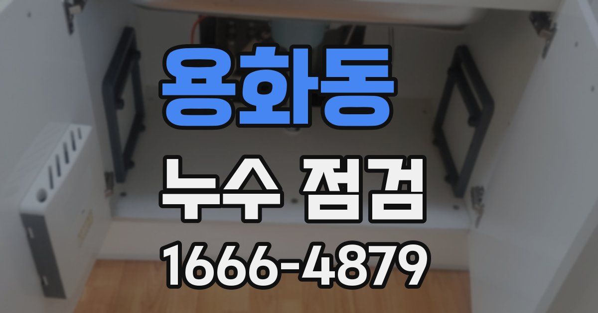 용화동 누수 점검