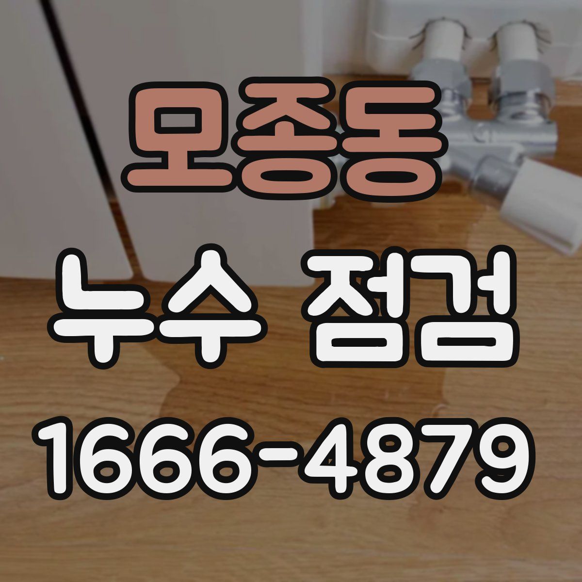 모종동 누수 점검