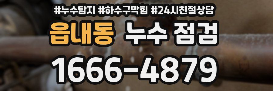 읍내동 누수 점검