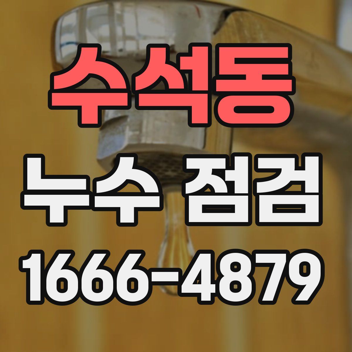 수석동 누수 점검