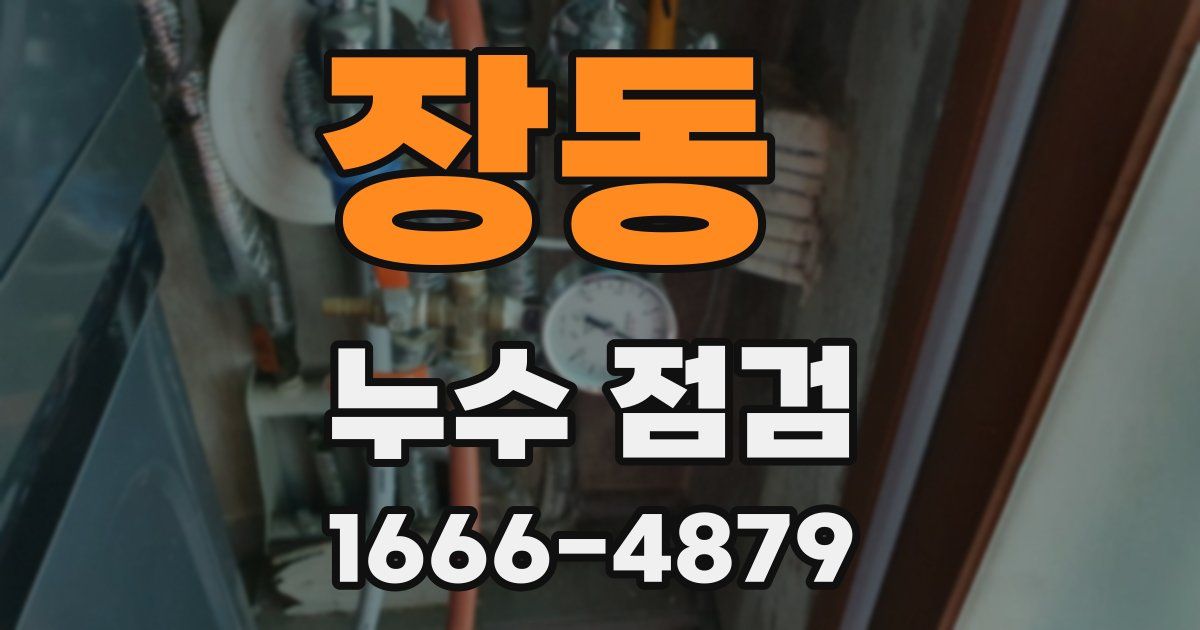 장동 누수 점검