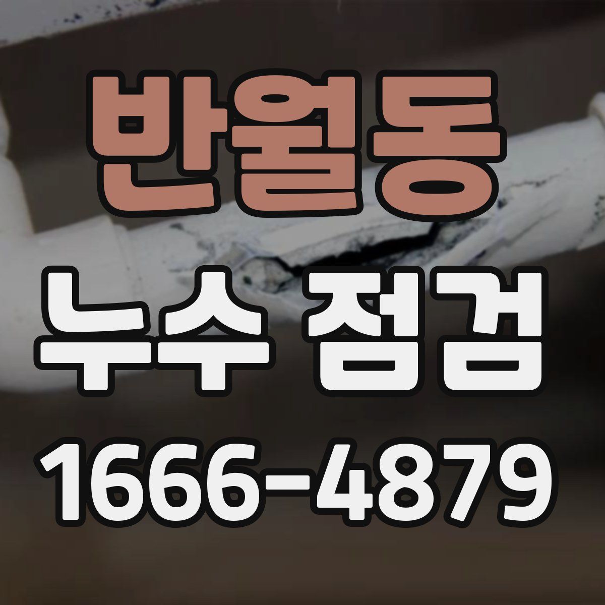 반월동 누수 점검