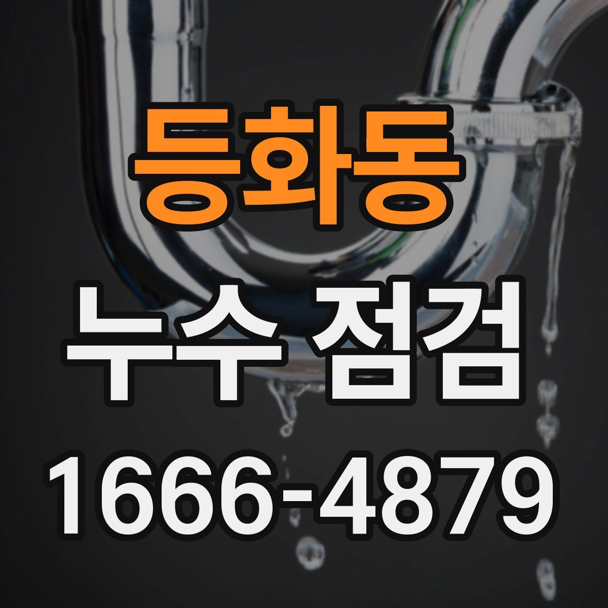 등화동 누수 점검