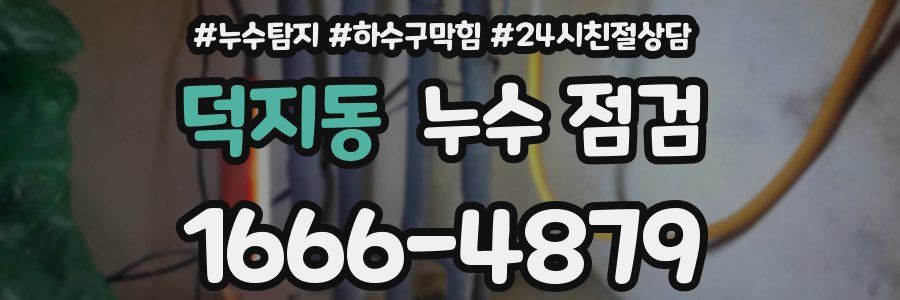 덕지동 누수 점검