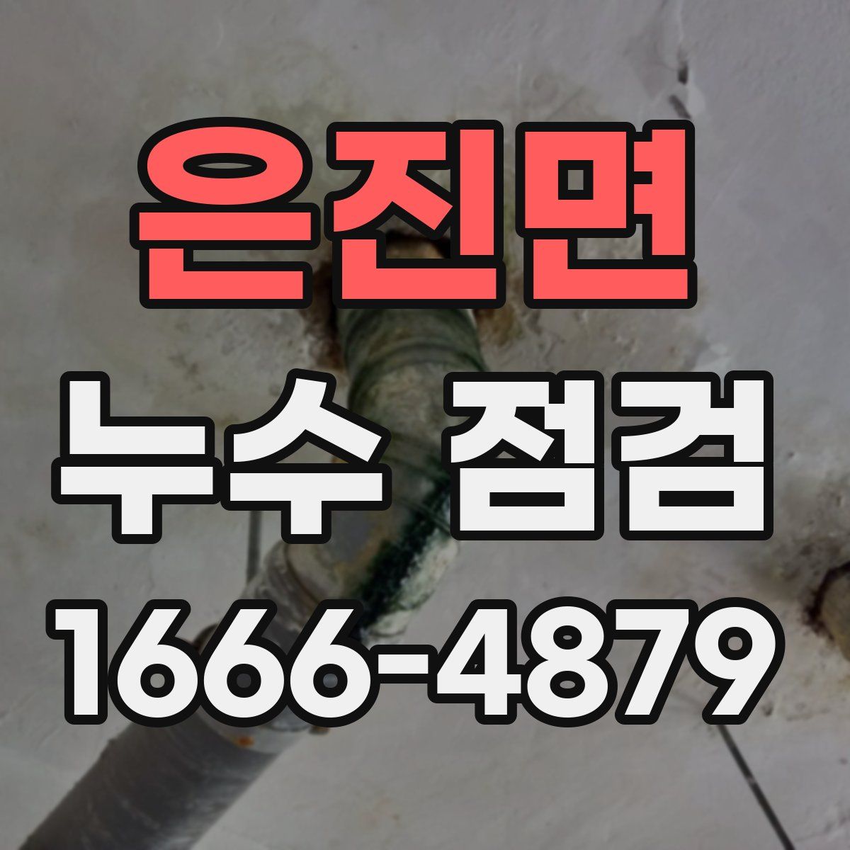 은진면 누수 점검