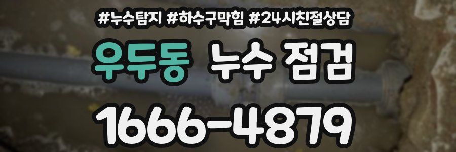 우두동 누수 점검