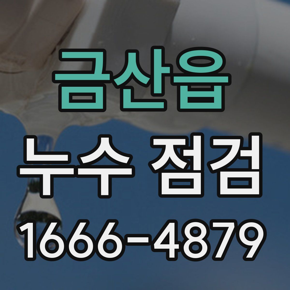 금산읍 누수 점검