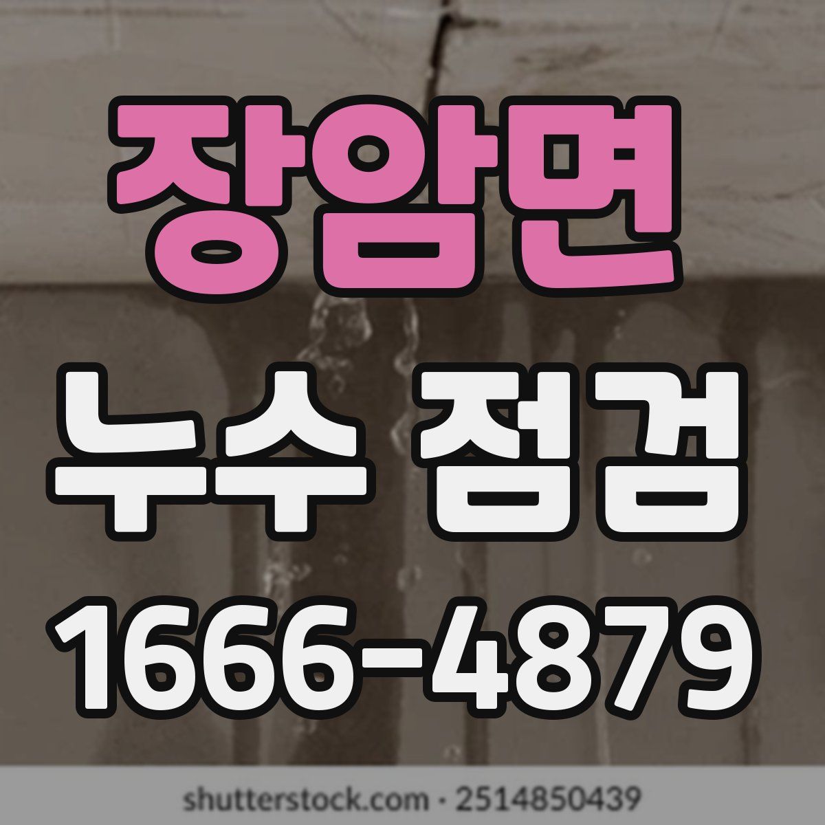 장암면 누수 점검