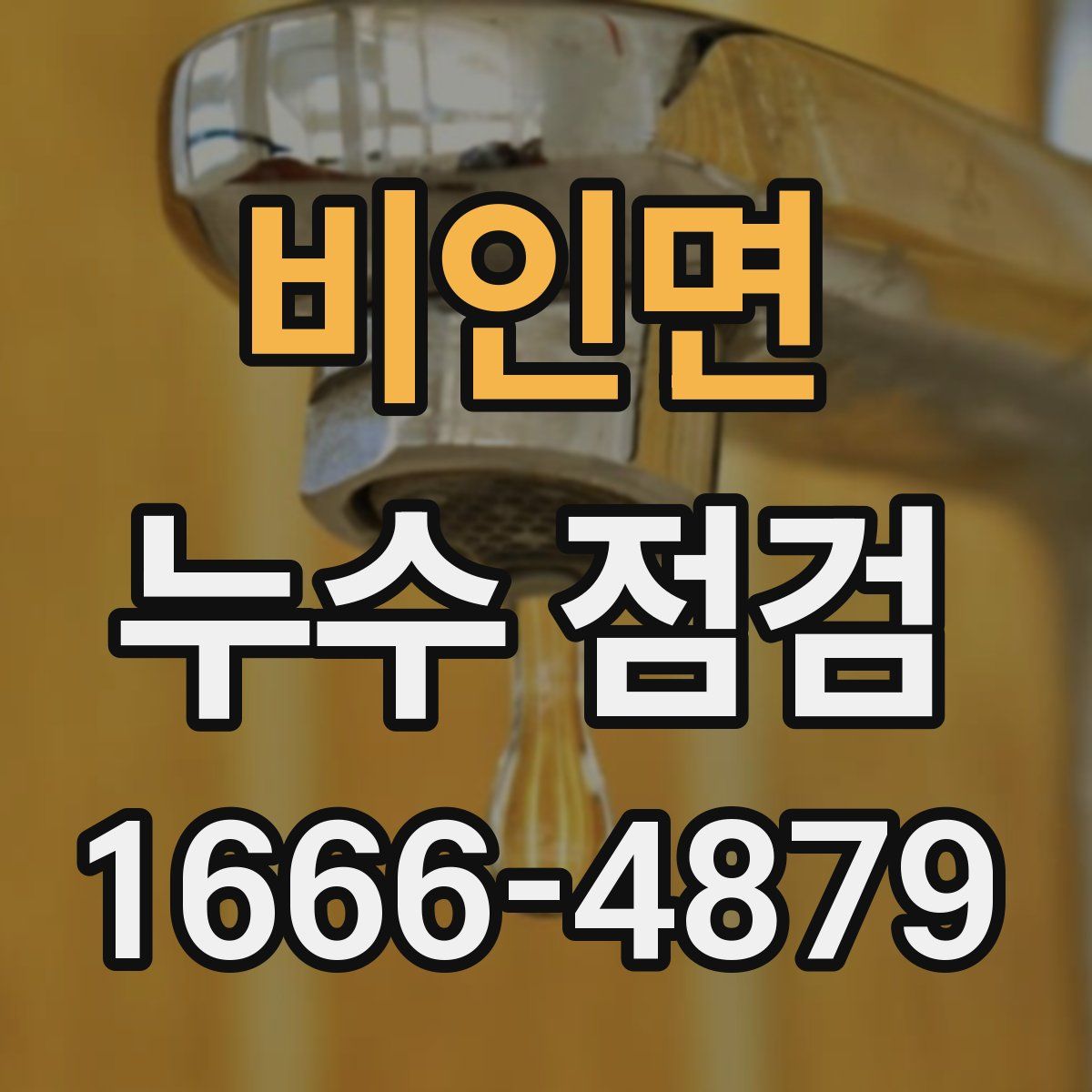 비인면 누수 점검