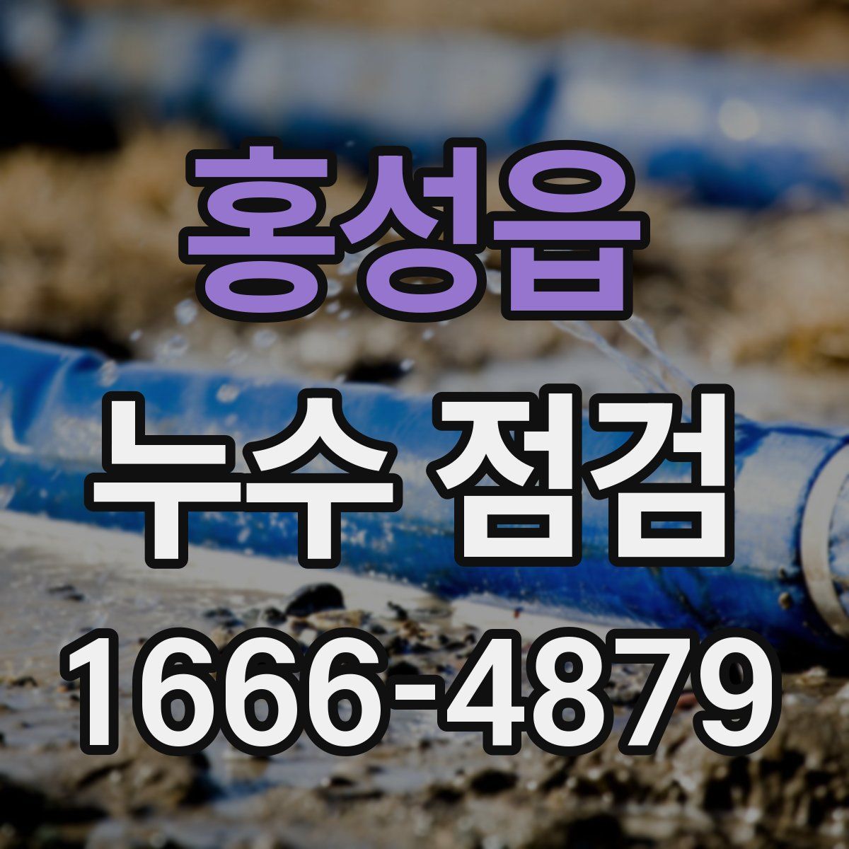 홍성읍 누수 점검