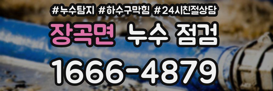 장곡면 누수 점검
