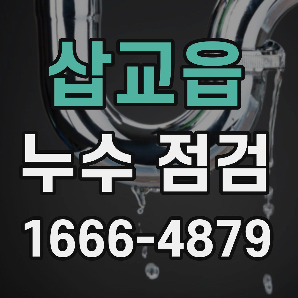 삽교읍 누수 점검